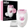 Image de Braun Silk-épil 3 Épilateur Filaire Femme pour Épilation Rasoir et Tête de Tondeuse 3-031 Rose
