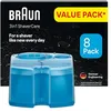 Image de Braun Recharges 3-en-1 de Station SmartCare, Liquide Transparent, Pack de 8