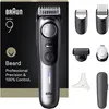 Image de Braun Tondeuse Barbe Homme Series 9 BT9520, Chrome   Etanche, sans Fil, Batterie Rechargeable, 50 Longueurs, Lame ProBlade, Coffret avec +7 Outils de Barbier, Etui de Voyage