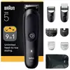 Image de Braun Braun Series 5 All-In-One Style Kit AIO5 Tondeuse à barbe, Tondeuse à cheveux, Tondeuse corps lavable noir