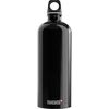Image de Sigg - Gourde Aluminium - Traveller Black - Certifiée Neutre En CO2 - Convient Aux Boissons Gazeuses - Étanche & Légère - Sans BPA - Pour Sport, Camping, Randonnée - Noir - 1L