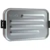 Image de Sigg - Lunch Box Aluminium - Metal Box Plus - Avec Compartiments - Design Primé - Étanche - Extrêmement Légère - Sans BPA - Alu - Taille S - 170 x 117 mm