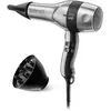 Image de Valera, Swiss Silent Jet 8700 Sèche-Cheveux Professionnel Léger & Silencieux Moteur Puissant 3 Niveaux de Température Générateur d'ions Câble Super Flex Anti-torsion 2400W Gris Noir