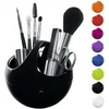 Image de Spirella - Poubelle à Bascule Modèle BOWL - Compacte - Hygiénique et Design Moderne - Facile à utiliser grâce à son couvercle basculant et amovible - 1L - Noir