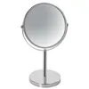Image de Spirella Miroir de Maquillage à Poser Miroir de beauté Miroir cosmétiques Double Face Miroir de courtoisie pivotant  Sydney  grossissement x2   Argent Brillant
