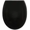 Image de Spirella - Abattant WC PP HARRY, Charnières Inox - Couvercle Toilette Polypropylène Clipsable, Facile à Installer, Fermeture Slow-Close - 44 x 37 x 3 cm - Noir