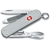 Image de Victorinox Classic Alox, Mini Couteau de Poche Suisse, Léger, Multitool, 5 Fonctions, Ciseaux, Lime à Ongles, Argent