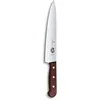 Image de Victorinox Wood, Couteau à trancher professionnel, Lame extra-tranchante, tranchant droit, 22 cm, Manche en bois noble, Acier inoxydable, brun