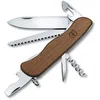Image de Victorinox Forester Bois Couteau de Poche Suisse, Multitool, 10 Fonctions, Scie, Noyer