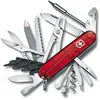 Image de Victorinox Cyber Tool L Couteau de Poche Suisse, Léger, Couteau Multifonction, 39 Fonctions, Lame, Bits, Tire Bouchon, Stylo, Rouge