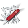Image de Victorinox Huntsman Lite Couteau de Poche Suisse, Léger, Multitool, 21 Fonctions, Lame, Led, Tire Bouchon, Rouge Transparent