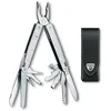 Image de Victorinox Swiss Tool Couteau de Poche Suisse, Multitool, 26 Fonctions, Tire Bouchon, Lame Fixe, Etui, Argent