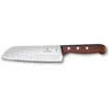 Image de Victorinox Wood Couteau Santoku, Érable Modifié, Lame Alvéolée, 17 Cm, Boîte Cadeau