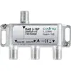 Image de Axing BAB 2-16P Répartiteur 2 Voies 16 DB Câble TV CATV Multimédia DVB-T2 Classe A+, 10 DB, 5-1218 MHz Métal