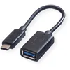 Image de Value Câble USB 3.2 Gen 1, USB Type C - A, St/BU, OTG, Noir, 0,15 m