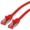 Image de ROLINE Cordon LAN Cat 6 - Component Level - Câble réseau S/FTP Ethernet avec connecteur RJ45 - rouge 1,5 m