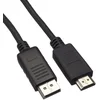 Image de Value Câble DisplayPort vers HDMI | mâle/mâle | transmission de signaux vidéo et audio | noir 1 m
