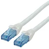 Image de ROLINE Cordon LAN Cat 6A Component Level | Câble réseau UTP Ethernet avec connecteur RJ45 | blanc 5m