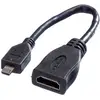 Image de VALUE Câble HDMI High Speed avec Ethernet, HDMI F - Micro HDMI M, 0,15 m