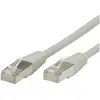 Image de Value 21.99.0803 RJ45 Câble réseau, câble patch CAT 6 S/FTP 3.00 m gris blindage double 1 pc(s)