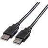 Image de ROLINE Câble USB 2.0 Type A-A, noir, 0,8 m