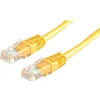 Image de Value Cordon LAN Cat 6 | Câble réseau UTP Ethernet avec connecteur RJ45 | jaune 1 m