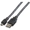 Image de ROLINE Câble USB 2.0, type A - mini 5- broches, noir, 1,8 m
