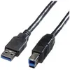 Image de ROLINE Câble USB 3.2 Gen 1 Type A-B, noir, 1,8 m