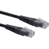 Image de ROLINE Cordon LAN Cat 6 | Câble réseau UTP Ethernet avec connecteur RJ45 | noir 0,3 m