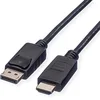 Image de ROLINE Câble DisplayPort DP - HDTV St/St - Noir - 1,5 m
