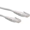Image de ROLINE Cordon LAN Cat 6 | Câble réseau UTP Ethernet avec connecteur RJ45 | blanc 0,3 m