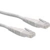 Image de ROLINE Cordon LAN Cat 6 | Câble réseau UTP Ethernet avec connecteur RJ45 | blanc 1 m