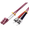 Image de Value Câble fibre optique 50/125µm OM4, LC/ST, violet, 1 m
