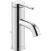 Image de Duravit C.1 Robinet de lavabo Taille S (bec hauteur 66 mm) Robinet de salle de bain avec bonde de tirage Robinet de lavabo avec cartouche céramique Chromé