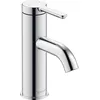 Image de Duravit C.1 Robinet de lavabo Taille S (bec hauteur 66 mm) Robinet de salle de bain Robinet de lavabo avec cartouche céramique Chromé