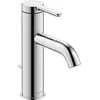 Image de Duravit C11020 C.1 Mitigeur lavabo taille M (hauteur du bec 86 mm) avec bonde pop-up - Robinet d'évier avec cartouche en céramique - Chrome, M