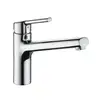 Image de KWC Luna-E Mitigeur de cuisine, basse pression, pivotant, 10.445.023.000FL,