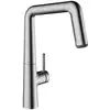 Image de KWC Kio Mitigeur de cuisine pivotant, avec douchette extractible, 10.481.002.127FL,