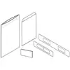Image de LAUFEN NIARA, NIARA S Kit de collage pour patères, anneaux porte-serviettes et porte-papier toilette, H3800610000021,