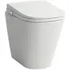 Image de LAUFEN Cleanet Meda WC japonais au sol avec Silent Flush et abattant, H605110000S002,