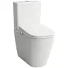 Image de LAUFEN Cleanet Meda WC japonais au sol avec Silent Flush et abattant, H606110000S002,
