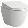 Image de LAUFEN Cleanet Pro WC japonais suspendu Comfort Lite avec abattant, modèle rehaussé et allongé, H614890000S002, Comfort Lite