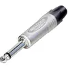 Image de Jack 6.35 mm mâle, droit Neutrik NP2X Nombre de pôles: 2 mono argent 1 pc(s)