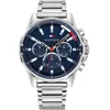 Image de Tommy Hilfiger Montre Analogique Multifunction à Quartz pour Homme avec Bracelet en Acier Inoxydable Argenté - 1791788