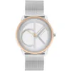 Image de Calvin Klein Montre Analogique à Quartz Unisex avec Bracelet milanais en Acier Inoxydable argenté - 25200033