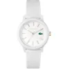 Image de Lacoste Montre Analogique à Quartz pour Femme Collection LACOSTE.12.12 avec Bracelet en Silicone Blanc - 2001211