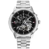 Image de Tommy Hilfiger Montre Analogique Multifunction à Quartz pour Homme avec Bracelet en Acier Inoxydable Argenté - 1710477