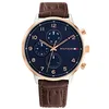 Image de Tommy Hilfiger Montre Analogique Multifunction à Quartz pour Homme avec Bracelet en Cuir Marron - 1791987