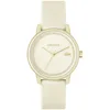 Image de Lacoste.12.12 GO Montre Analogique à Quartz pour Femme avec Bracelets en Silicone Champagne