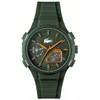 Image de Lacoste Montre Quartz Multifonction Analogique-Digitale pour homme Collection LC33 avec Bracelet en silicone